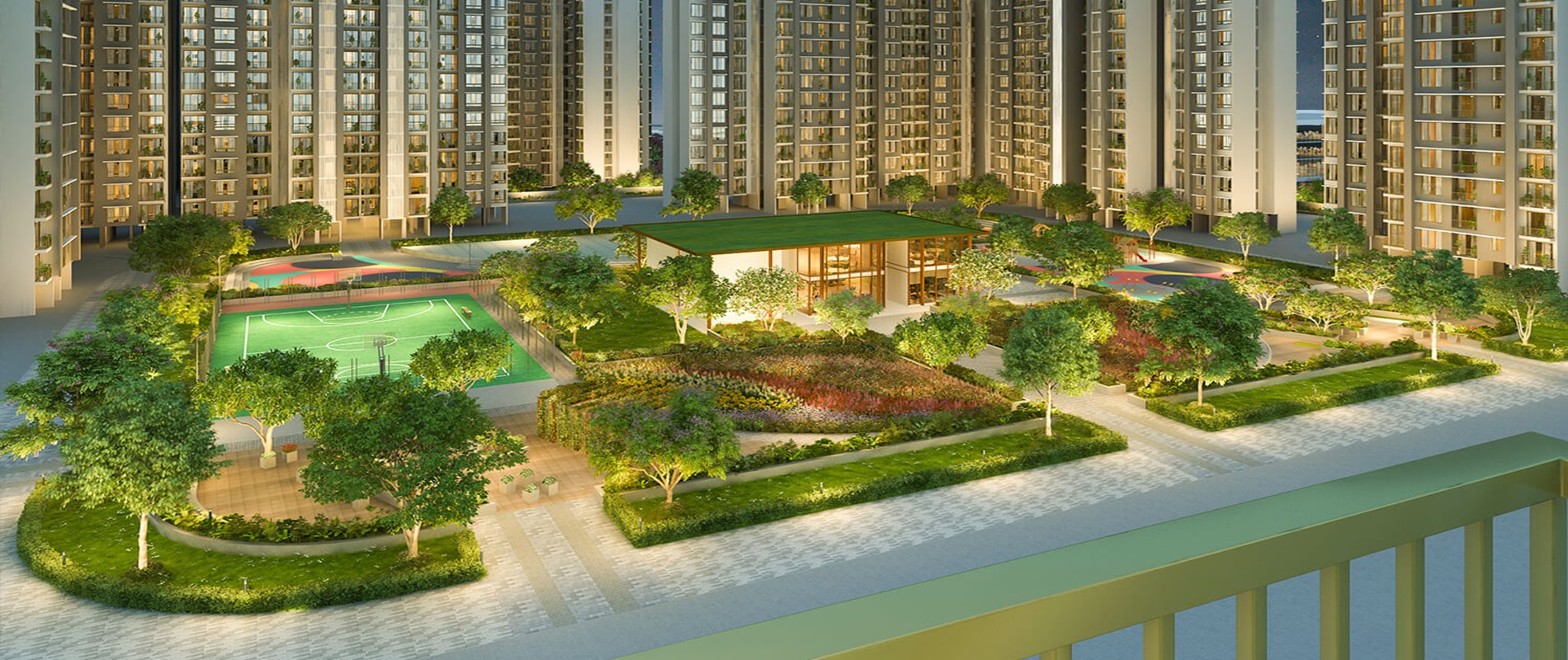 Luxury 2 BHK Flats for Sale in Runwal Gardens Dombivli East