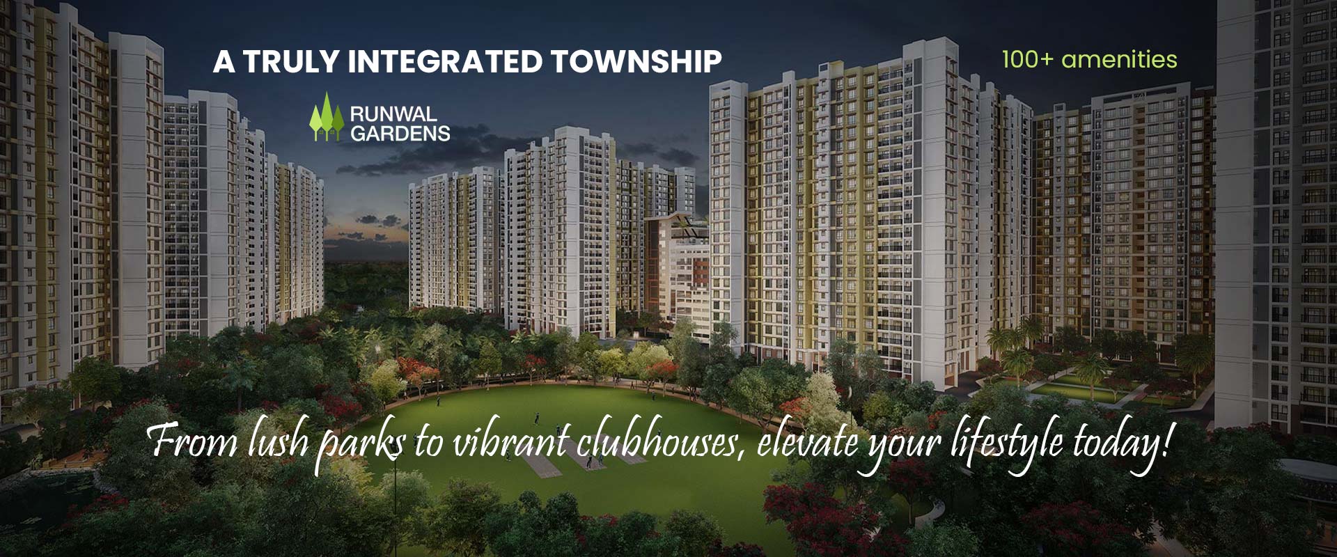 Runwal Gardens Dombivli 2 BHK Price