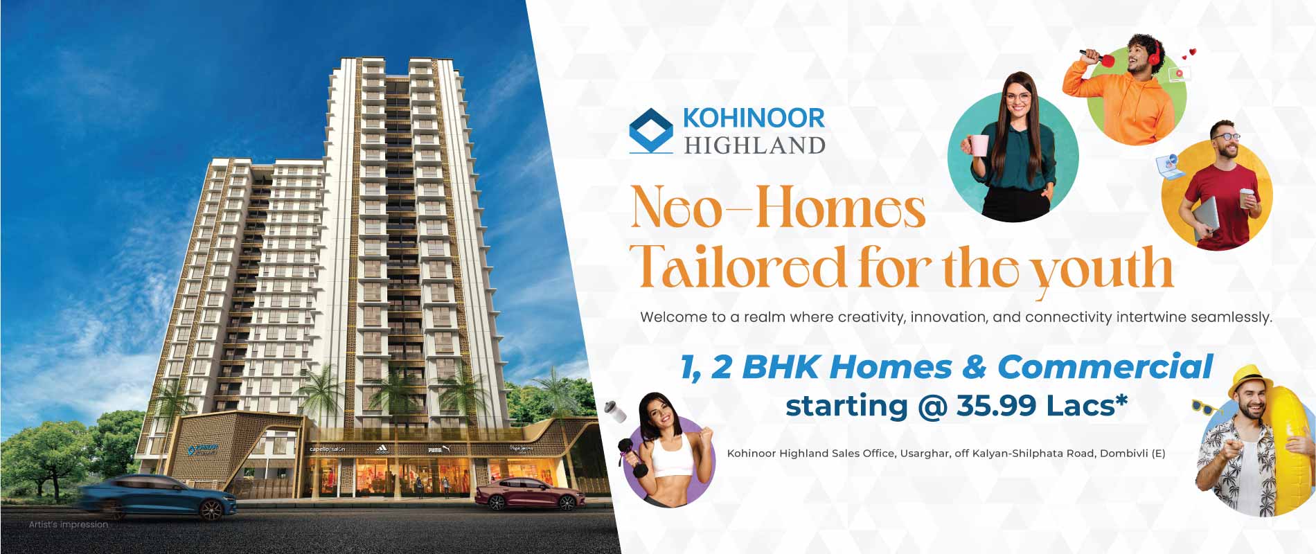 3 BHK Flats in Dombivli West