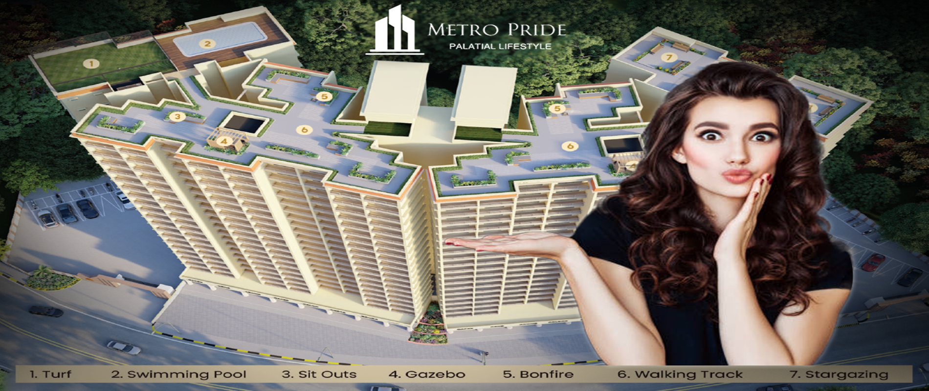 2 BHK Apartments for sale at 90 feet road Thakurli East at Metro Pride