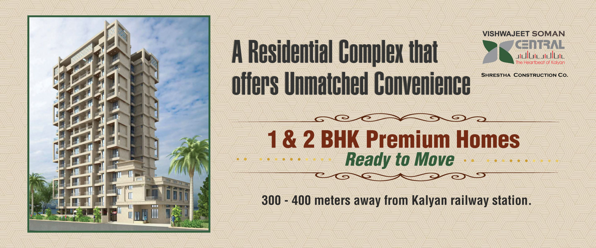 2 BHK Flats in Kalyan near Railway Station